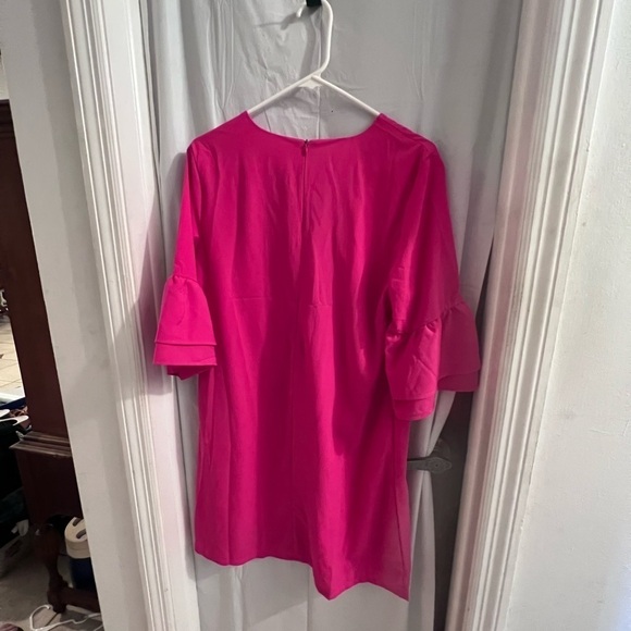 Pink three quarter sleeve dress size lg - Picture 3 of 3